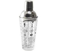 Shaker en Verre avec Recettes Imprimées 450 ml - COLADA - ALTOBUY Transparent