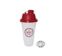 AltoBuy Shaker gradué pour pâte à crêpes en Plastique translucide et Rouge