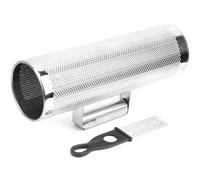 Shaker Guiro en aluminium | Instrument à percussion de 10,2 x 30,5 cm avec grattoir | Aides pédagogiques de musique Orff pour salle de te/performance | Son lumineux et léger