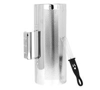 Shaker Guiro en métal avec grattoir - Instrument de percussion latino-américain pour les spectacles et l'entraînement musical