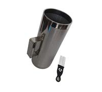 Shaker Guiro en métal avec grattoir pour instrument de musique cylindre rond percussions latines