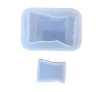 Shaker Moule en silicone avec poche arrondie | Forme souple, disposition de poche à breloques, outil d'art en résine, créations, contour d'emballage fantaisie