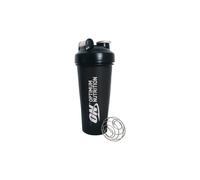 Optimum Nutrition Shaker ON 600 ml – boule inox, sans BPA ni DEHP, lave-vaisselle, noir