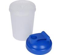 Shaker "Protein" 0,40 l - Shaker fitness pour boissons protéinées & sportives avec tamis amovible - Gobelet à secouer pour un mélange parfait - translucide/teal
