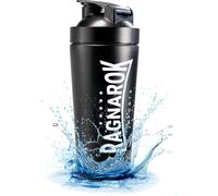 Shaker Protein En Acier Inoxydable 750 Ml Shaker Gourde En Métal Avec Boule Sport Fitness