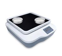 Shaker rotatif numérique, mélangeur moteur sans balais 20 W avec vitesse réglable de 40 à 200 tr/min, diamètre de piste de 20 mm, capacité de 2 kg pour gobelet et flasque