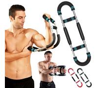 Shaker Twister Arm Trainer - Barre de torsion réglable et extenseur de poitrine, exercice de bras portable, renforcement de la force musculaire (66-49,9-50 kg) pour équipement de fitness à la maison