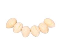 Shakers à œufs en Bois, sans Danger et Non Toxiques pour les Bébés, Instruments de Percussion Musicale avec un Son Doux, Parfaits pour les Groupes D'église, Paquet de 6