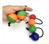 Shakers Africains 2x ABS Durables pour Musique | Son cristallin, ajustable, matériau ABS pour robuste, diamètre 4.5cm, idéal percussion