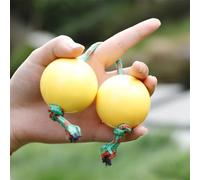 Shakers Boule de sable pour rythme, s'engager dans un jeu de musique créatif avec son africain traditionnel (jaune)