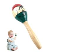 Shakers Instruments de musique, Maracas pour - Hochets à percussion à main en bois - Instruments de Percussion 11x3 pouces avec son clair, hochets de Percussion à main pour pour fête de Festival