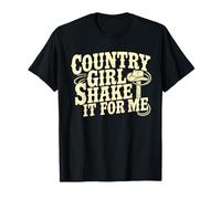 Shakes It for Me Musique Country Cowgirl Vintage Western Vibes T-Shirt