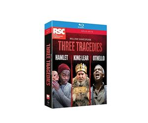 Shakespeare - 3 tragédies : Hamlet + King Lear + Othello [Blu-ray]