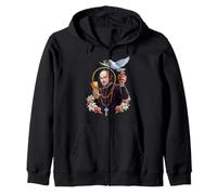 Shakespeare Bard Littérature Anglaise Croix chrétienne de Pâques Sweat à Capuche