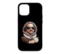 Shakespeare Bard Littérature Anglaise Granny Square Crochet Coque pour iPhone 12/12 Pro