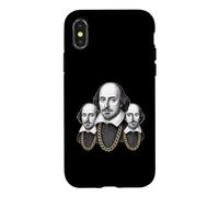 Shakespeare Bard Littérature Anglaise Rap Old School Retro 90s Coque pour iPhone X/XS