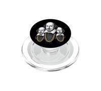 Shakespeare Bard Littérature Anglaise Rap Old School Retro 90s PopSockets PopGrip pour MagSafe