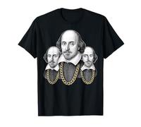 Shakespeare Bard Littérature Anglaise Rap Old School Retro 90s T-Shirt