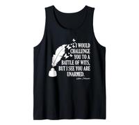 Shakespeare Battle of Wits Citation Littéraire Bard Humour Débardeur