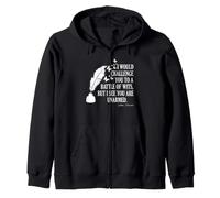 Shakespeare Battle of Wits Citation Littéraire Bard Humour Sweat à Capuche
