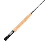 Shakespeare Cedar Canyon Elite -Construction en fibre de carbone de première qualité, canne à mouche d'action moyenne-rapide pour un lancer précis 4 pièces porte-moulinet léger en aluminium 9ft 5/6 wt