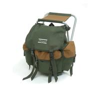 Shakespeare Chaise pliante avec sac à dos Marron/Vert 100 kg