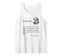 Shakespeare Citation Be Not Afraid of Greatness - Twelfth Night Débardeur