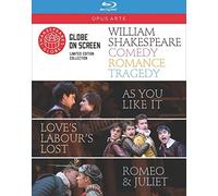 Shakespeare : Comédie, Romance et Tragédie. Shakespeare's Globe Company, Sharrock, Dromgoole. [Blu-ray]