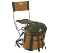 Shakespeare Deluxe Chaise-sac à dos Marron/Vert 85 kg