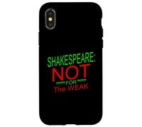 Shakespeare en détresse n'est Pas pour Un Slogan mème Humoristique Faible Coque pour iPhone X/XS