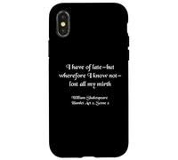Shakespeare Hamlet Citation - Lost All My Mirth Coque pour iPhone X/XS