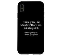 Shakespeare Hamlet Citation - Lost All My Mirth Coque pour iPhone XS Max
