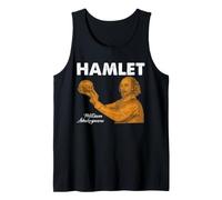 Shakespeare Hamlet Crâne Littérature Barde Drame Portrait Débardeur