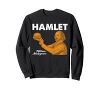 Shakespeare Hamlet Crâne Littérature Barde Drame Portrait Sweatshirt
