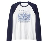 Shakespeare Hamlet Cute Book Lover Bookworm Drama Teacher Manche Raglan
