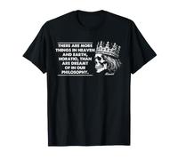 Shakespeare Hamlet Horatio Citation Philosophie Crâne T-Shirt