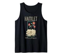 Shakespeare Hamlet Skull Candle Book Gothic Littérature Débardeur