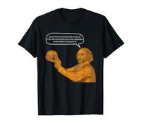 Shakespeare Hamlet Yorick Citation Crâne Littérature Drame T-Shirt