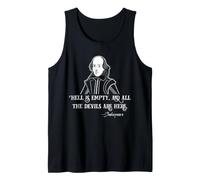 Shakespeare Hell is Empty Citation Dark Literature Bard Débardeur