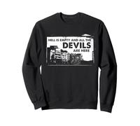 Shakespeare Hell is Empty Citation Dark Tempest Littérature Sweatshirt