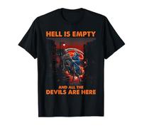 Shakespeare Hell is Empty Citation Dark Tempest Littérature T-Shirt