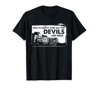 Shakespeare Hell is Empty Citation Dark Tempest Littérature T-Shirt