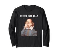 Shakespeare Humoristique I Never Said That Women Kids Manche Longue