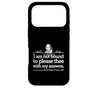 Shakespeare I Am Not Bound to Please Thee with My Answers Coque pour iPhone 17 Pro
