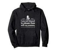 Shakespeare I Am Not Bound To Please Thee With My Answers Sweat à Capuche