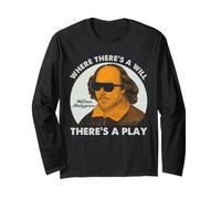 Shakespeare jouera l'humour littéraire du théâtre de Jeux de Mots Bard Manche Longue