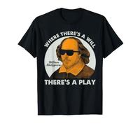 Shakespeare jouera l'humour littéraire du théâtre de Jeux de Mots Bard T-Shirt