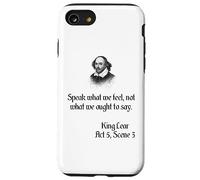 Shakespeare King Lear Play Citation - Speak What We Feel... Coque pour iPhone SE (2020) / 7 / 8