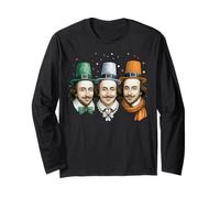 Shakespeare Littérature Anglaise Leprechaun Saint Patrick Day Manche Longue