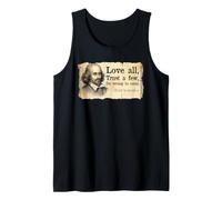 Shakespeare Love All Trust A Few Citation Littérature Bard Débardeur